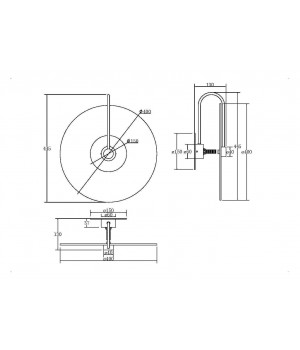 Настенный светильник (бра) Maytoni MOD305WL-01B-foto2