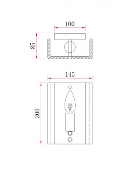 Настенный светильник (бра) Freya FR5190WL-01BS2-foto2