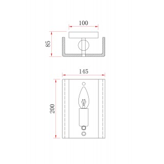 Настенный светильник (бра) Freya FR5190WL-01BS2-foto2
