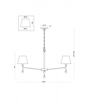 Подвесной светильник Freya FR2190PL-07N-foto6