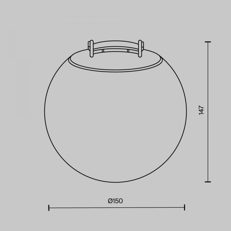 Трековый подвесной светильник Technical TR125B-10W3K-B