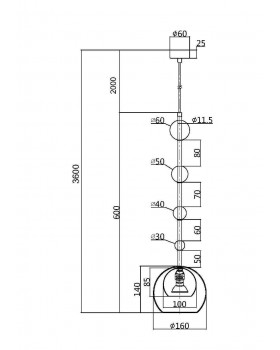 Подвесной светильник Maytoni MOD227PL-01B1-foto8