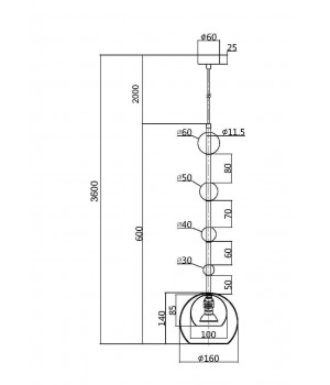 Подвесной светильник Maytoni MOD227PL-01B1-foto8
