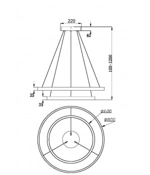 Подвесной светильник Maytoni MOD058PL-L74B3K-foto4