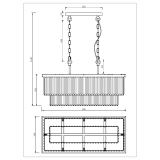 Подвесной светильник Maytoni MOD085PL-08BS-foto2