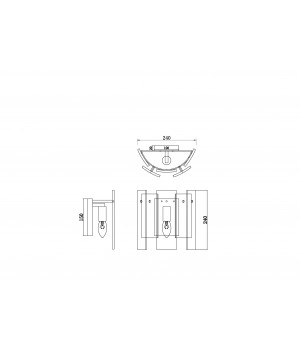 Настенный светильник (бра) Freya FR5198WL-01BS-foto2