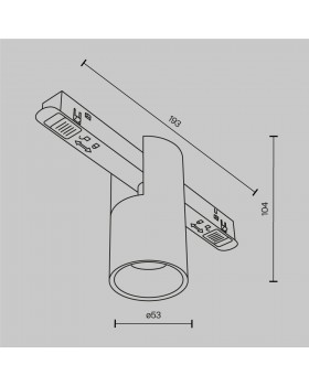 Трековый светильник Technical TR122-2-7W3K-W-foto9