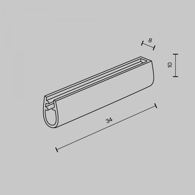 Комплектующие для текстильной подвесной системы Technical TRA130BEC-B