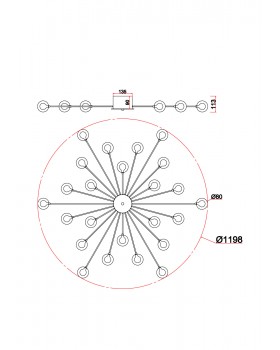Потолочный светильник Freya FR5242CL-24BS1-foto6