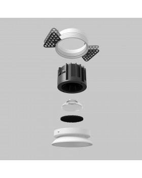 Встраиваемый светильник Technical DL058-12W3K-TRS-W-foto7