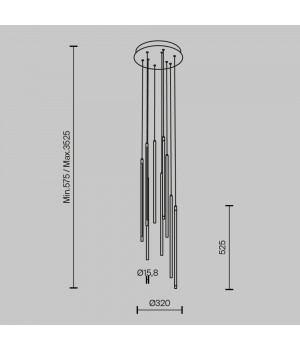 Подвесной светильник Maytoni MOD236PL-L54B3K-foto11