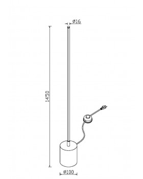Напольный светильник (торшер) Maytoni MOD147FL-L20BSK1-foto2