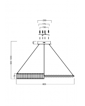 Подвесной светильник Maytoni P097PL-L45G4K-foto2