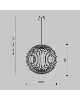 Подвесной светильник Maytoni MOD197PL-01W1-foto3