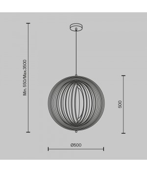 Подвесной светильник Maytoni MOD197PL-01W1-foto3