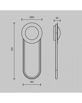 Настенный светильник (бра) Maytoni MOD357WL-L16BS3K1-foto6