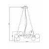 Подвесной светильник Maytoni MOD545PL-11CH