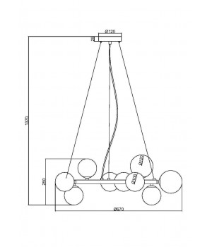 Подвесной светильник Maytoni MOD545PL-11CH-foto6