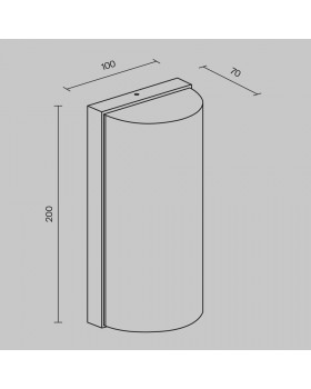 Настенный светильник (бра) Outdoor O454WL-L10GF3K1-foto2
