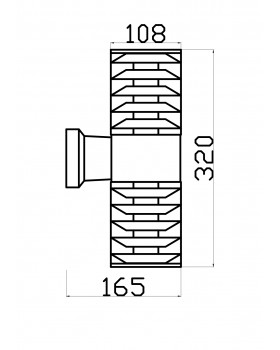 Настенный светильник (бра) Outdoor O576WL-02GR-foto6