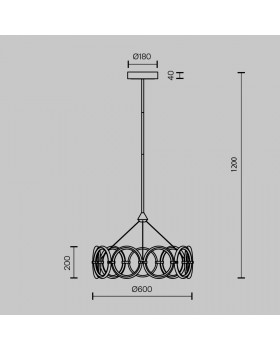 Подвесной светильник Maytoni MOD357PL-L40BS3K-foto6