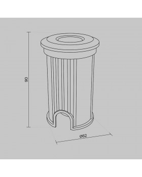 Встраиваемый светильник Outdoor O044DL-L1S3K3-foto8
