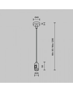 Комплектующие для систем освещения с токоведущими элементами Technical TRA157SW-B1-BS-foto5