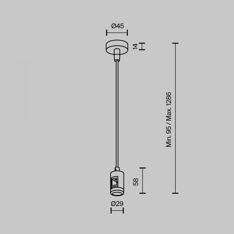 Комплектующие для трековой системы Technical TRA157SW-B1-BS