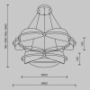 Подвесной светильник Maytoni MOD281PL-L80BS3K