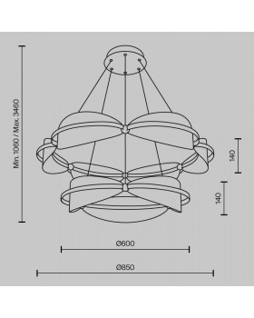 Подвесной светильник Maytoni MOD281PL-L80BS3K-foto6