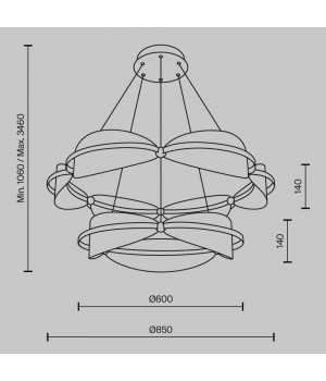 Подвесной светильник Maytoni MOD281PL-L80BS3K-foto6