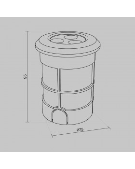 Встраиваемый светильник Outdoor O044DL-L3S3K-foto7