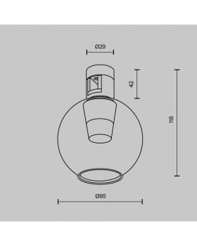 Трековый светильник Technical TR148-1-3W3K-BS-foto9