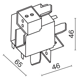 Комплектующие для встраиваемой трековой системы Technical TRA084CT-12W-foto6