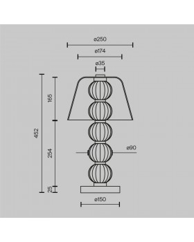 Настольный светильник Maytoni MOD555TL-L8G3K-foto6
