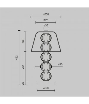 Настольный светильник Maytoni MOD555TL-L8G3K-foto6