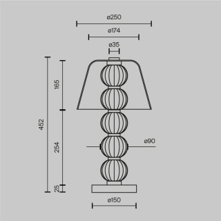 Настольный светильник Maytoni MOD555TL-L8G3K-foto6