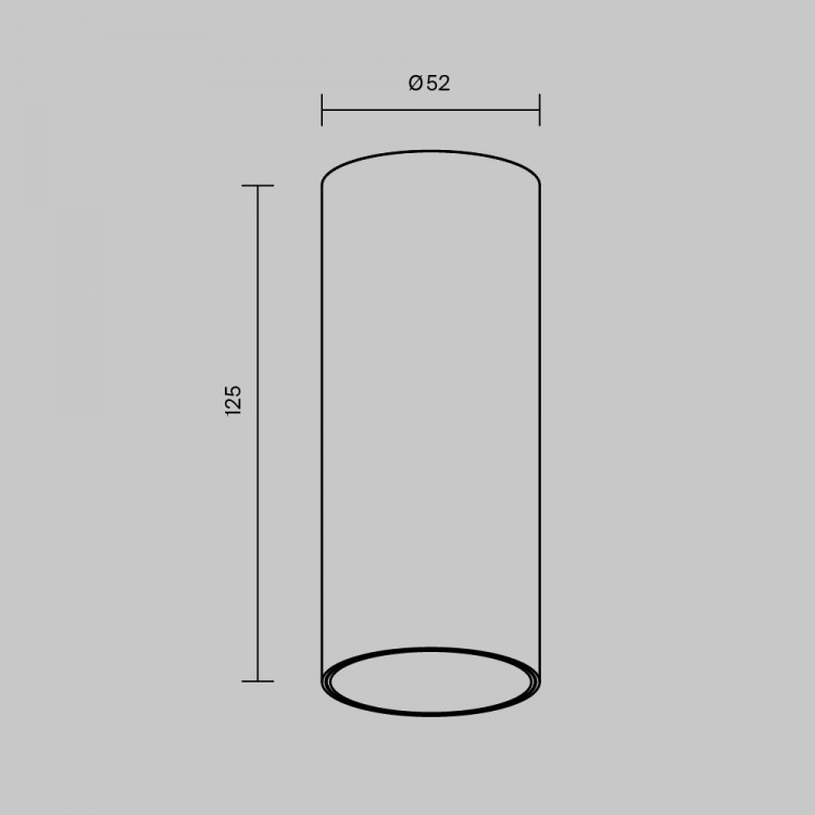 Потолочный светильник Technical C056CL-L12W3K-W-BS