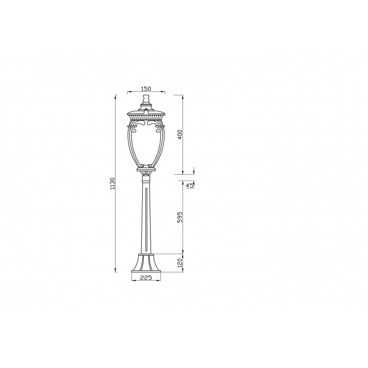 Ландшафтный светильник Outdoor O414FL-01BZ1