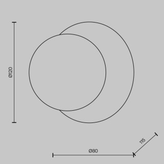 Настенный светильник (бра) Maytoni MOD331WL-L3BS3K-foto6