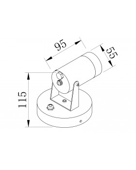 Настенный светильник (бра) Outdoor O025WL-01B-foto2