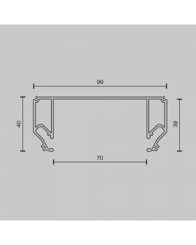 Профиль Technical ALM-9940-SC-W-2M-foto9