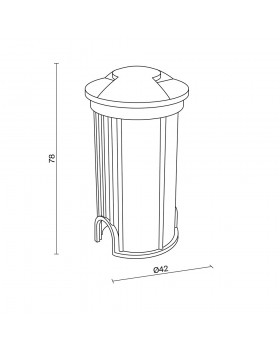 Встраиваемый светильник Outdoor O044DL-L1S3K-foto4
