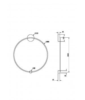 Настенный светильник (бра) Maytoni MOD005WL-L46BSK-foto2