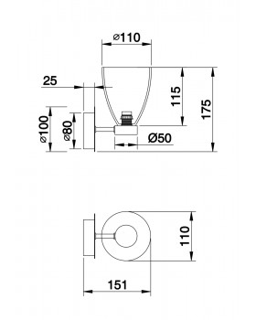 Настенный светильник (бра) Maytoni MOD068WL-01CH-foto2
