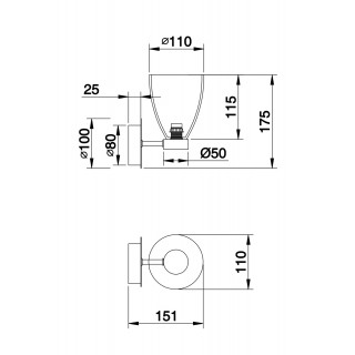 Настенный светильник (бра) Maytoni MOD068WL-01CH-foto2