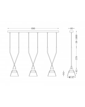 Подвесной светильник Maytoni P063PL-03B-foto3