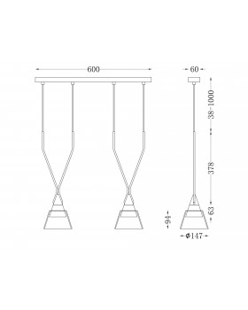Подвесной светильник Maytoni P063PL-02B-foto5