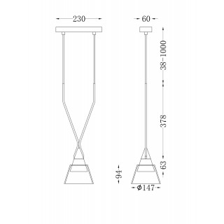 Подвесной светильник Maytoni P063PL-01B-foto2