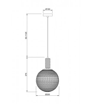 Подвесной светильник Maytoni P030PL-01CH-foto3